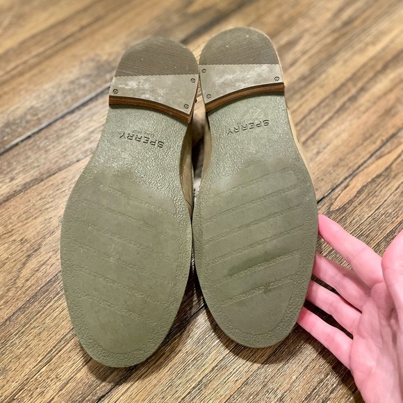 Sperry Topsider Seaport Penny Loafer Olive Green Women’s Size 7 Preppy Casual - Picture 8 of 9